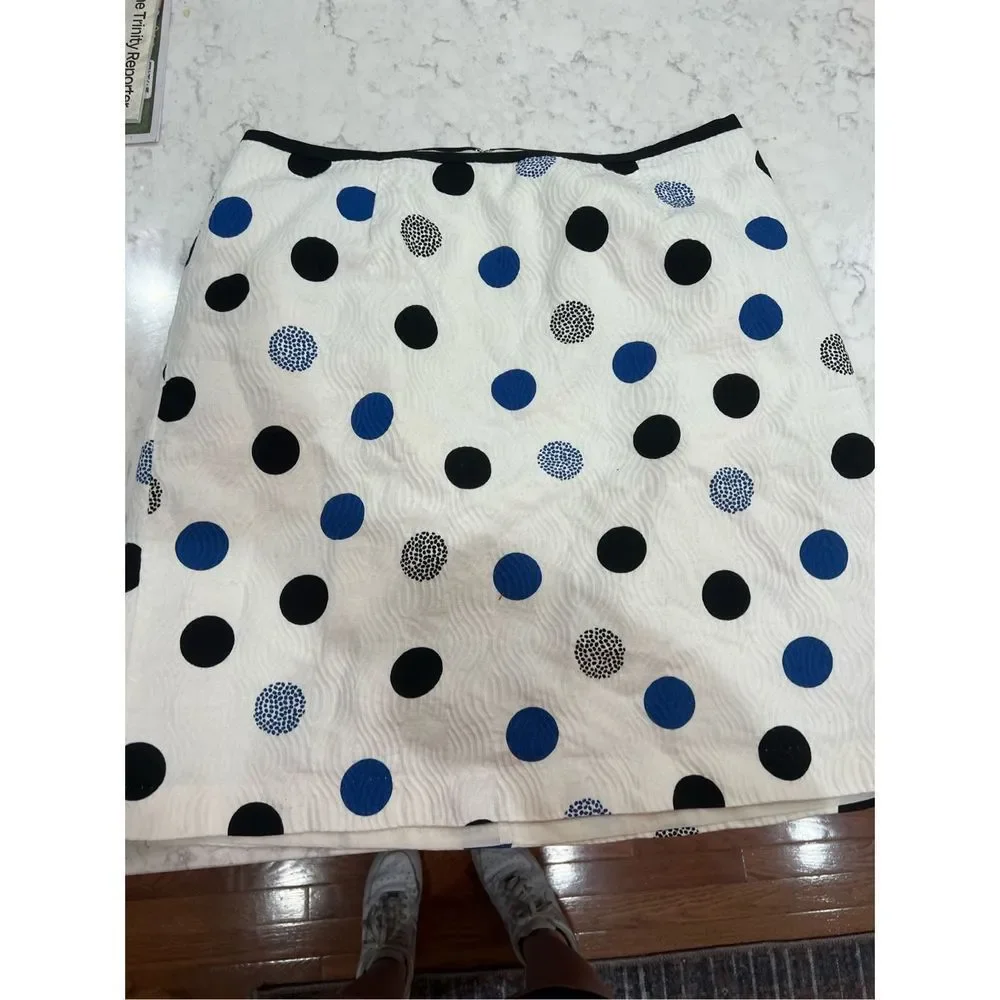 Talbots 18W polkadot skirt business casual professional work office - Picture 1 of 3